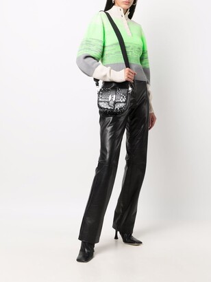 Karl Lagerfeld Paris K/Saddle dot-print bag