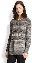 Thumbnail for your product : Thakoon Striped Braided Sweater