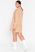 Thumbnail for your product : Nasty Gal Womens Plus Size Corduroy Shirt Dress - Beige - 18