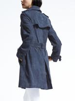 Thumbnail for your product : Banana Republic Classic Suede Trench
