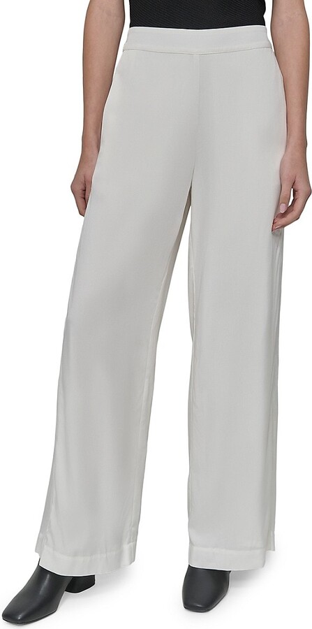 Satin Wide Leg Pants