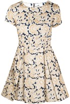 Thumbnail for your product : Suno Blue and Gold Embroidery Dress