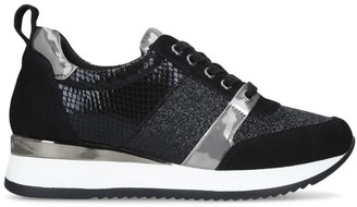 carvela black trainers sale