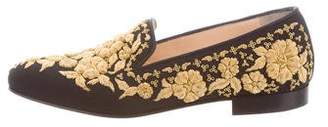 Christian Louboutin Academica Floral Loafers