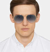 Thumbnail for your product : Gucci Aviator-Style Acetate and Gold-Tone Sunglasses