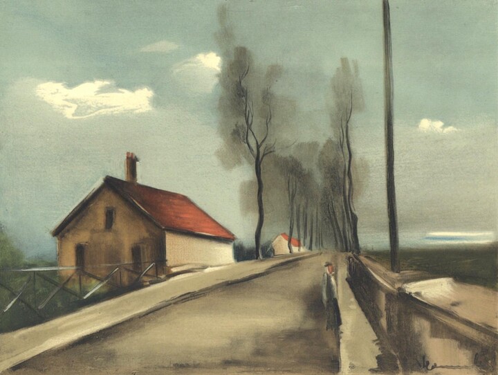 Maurice de Vlaminck, Vlaminck, La route de Brezolles, Vlaminck (after), 1958