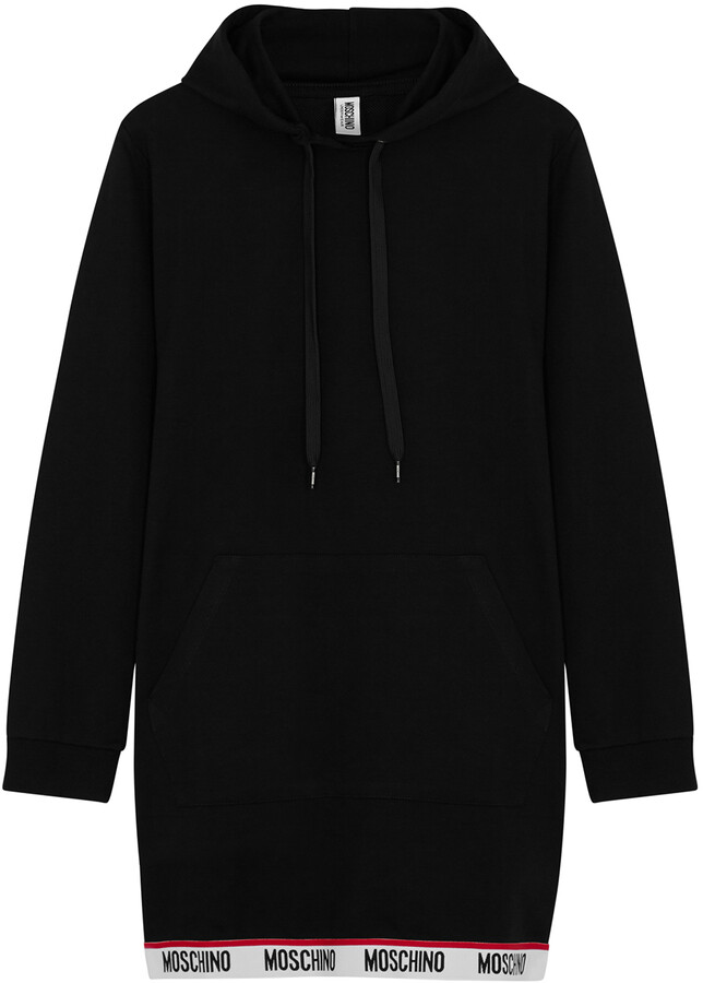moschino hooded dress