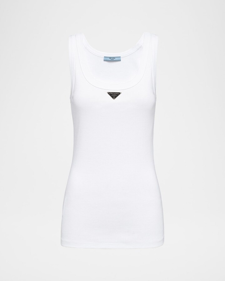 Prada Runway Logo Tank Top