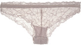 Thumbnail for your product : Calvin Klein Underwear Lace mid-rise briefs