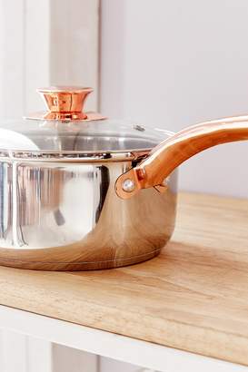 Urban Outfitters 4-Piece Copper-Trimmed Cookware Set