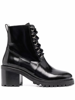 maje combat boots