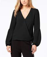 Thumbnail for your product : Bar III Blouson-Sleeve Surplice Top, Created for Macy's