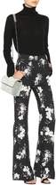 Thumbnail for your product : Erdem Kaia printed crepe trousers