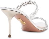 Thumbnail for your product : Aquazzura 75mm Heaven Embellished Plexi Sandals