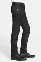 Thumbnail for your product : Pierre Balmain Coated Moto Jeans