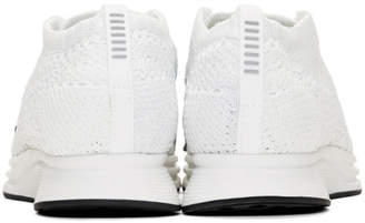 Comme des Garcons White Nike Edition Customized Racer Sneakers