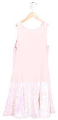 Nicole Miller Girls' Sequin Flared Dress w/ Tags