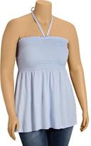 Thumbnail for your product : Old Navy Women's Plus Smocked Halter Tops