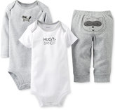Thumbnail for your product : Carter's Baby Boys' 3-Piece Raccoon Bodysuits & Pants Set