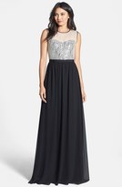 Thumbnail for your product : Erin Fetherston ERIN 'Elise' Chiffon & Lace Gown
