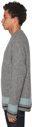DSQUARED2 Light Wool Jacquard Crewneck Sweater