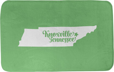 Knoxville Tennessee Rectangle Foam Microfiber Non-Slip Does Not Apply Bath Rug