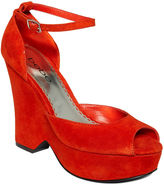 Thumbnail for your product : Bebe Shoes, Pryce Platform Wedge Pumps