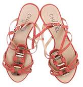 Thumbnail for your product : Chanel Patent Leather Multistrap Sandals
