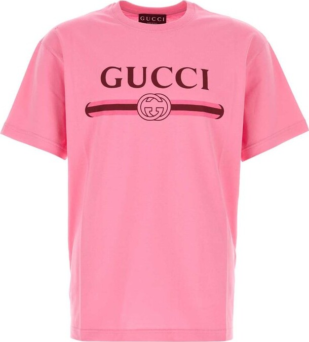 Gucci Logo Printed Jersey T-Shirt