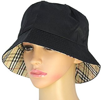 ReFaXi Fashion Hiking Fishing Cotton Blended Sun Protection Black Hat Cap For Unisex