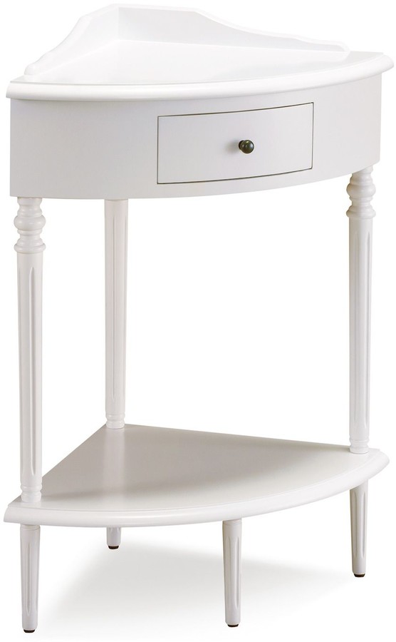 Leick Furniture White Corner TV Stand ShopStyle Clothes and Shoes