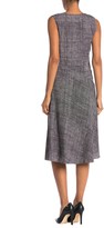 Thumbnail for your product : Theory Printed Silk Sleeveless Midi Dress