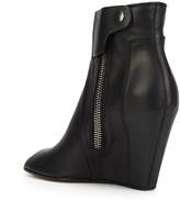 Thumbnail for your product : Rick Owens peep-toe wedge boots