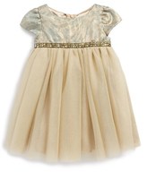 Thumbnail for your product : Biscotti 'Gilded Dove' Cap Sleeve Ballerina Dress (Baby Girls)