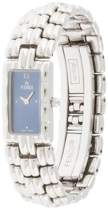 Fendi Pre Owned Pre-Owned Rectangular Skinny Wrist Watch
