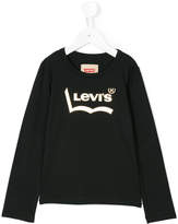 Thumbnail for your product : Levi's Kids long sleeve logo top