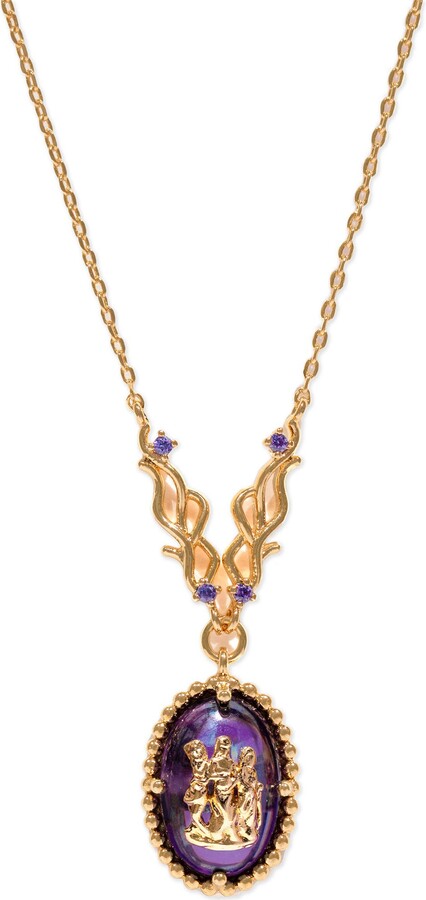 Girls Crew Marvel Studios Agatha Pendant Necklace