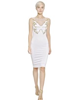Thumbnail for your product : Blumarine Embroidered Compact Viscose Dress