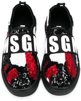 Thumbnail for your product : MSGM Kids slip-on sneakers