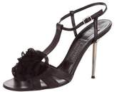 Thumbnail for your product : Lanvin Leather T-Strap Sandals