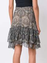 Thumbnail for your product : Chloé tile print ruffled skirt