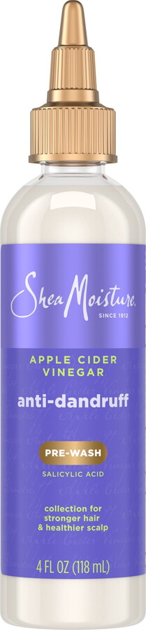 Shea Moisture SheaMoisture Anti-Dandruff Pre-Wash To Gently Exfoliate & Remove Flakes Apple Cider Vinegar & Salicylic Acid System for a Healthier Scalp, 4 fl oz