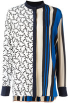 Diane Von Furstenberg - blouse rayée - women - Soie - XS