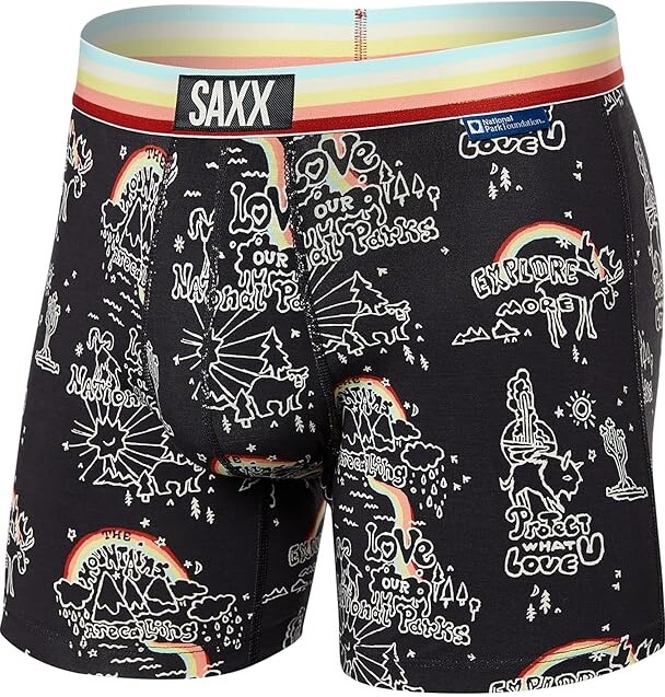 SAXX UNDERWEAR Vibe Super Soft Boxer Brief (Park Wanderlust/Multi Wb) Men's  Underwear - ShopStyle