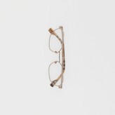 Thumbnail for your product : Burberry Vintage Check Detail Geometric Optical Frames
