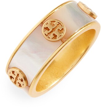 Tory Burch Miller Mother-of-Pearl Ring - ShopStyle