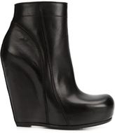 Thumbnail for your product : Rick Owens tall zip wedge boots