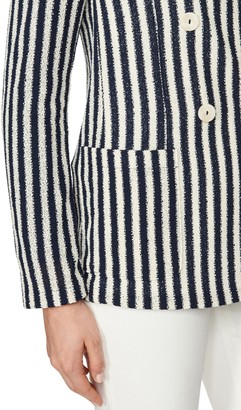 Harris Wharf London Striped blazer