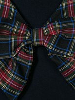 Thumbnail for your product : Lapin House Tartan Bow-Detail Jumper