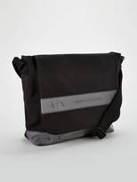 Thumbnail for your product : Armani Exchange Reflective Messenger Bag - Black